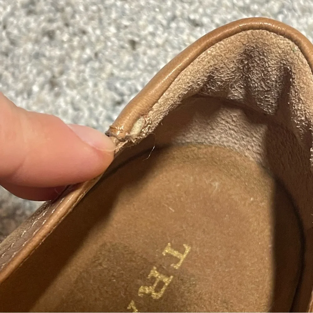 Trask Lillian Slip-On Leather Flat/Sneaker w/ Metallic Accents - Womens 7 - Picture 15 of 16